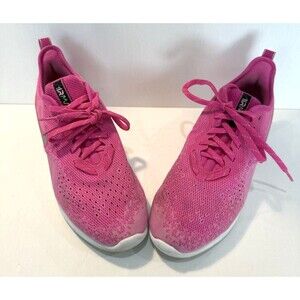 Nike Air Max Sequent 4 Running Shoes AO4486 Pink Silver Womens Size 7 Sneakers